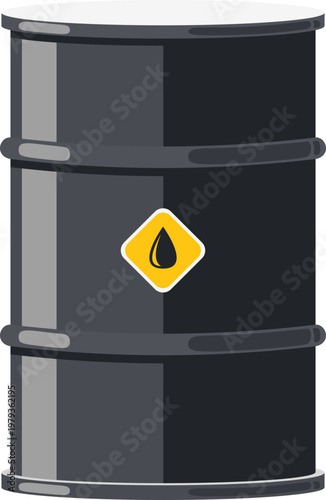 Illustration of Oil Barrel