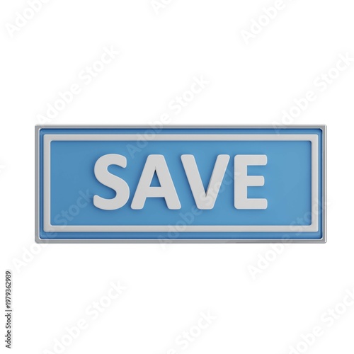 Flat save icon for user interfaces, ideal for web and app design.