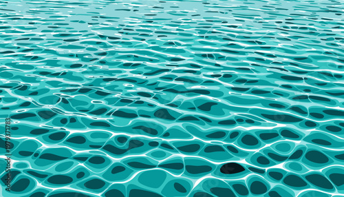 A serene and calm pool of water with gentle ripples and reflections of light