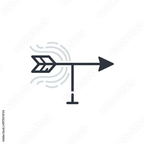 Weather Vane Turning in the Wind.