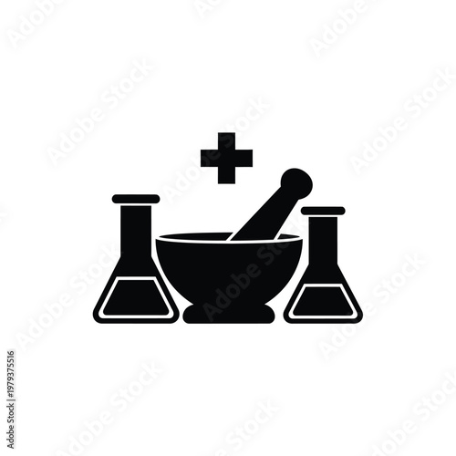 Medical Laboratory Equipment Icon.