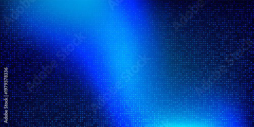 Rectangle simple dark dotted blue and bright blue gradient with smooth blending creating a sleek art abstract simple