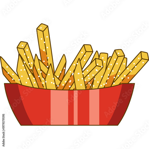 French Fries Illustration