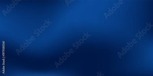Modern navy night sky gradient vector background. Dark blue wave graphic wallpaper art simple