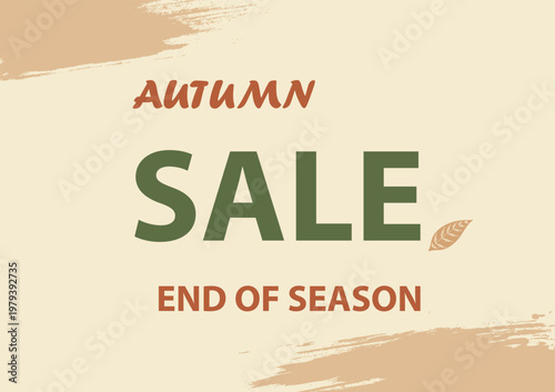 Autumn End of Season Sale banner