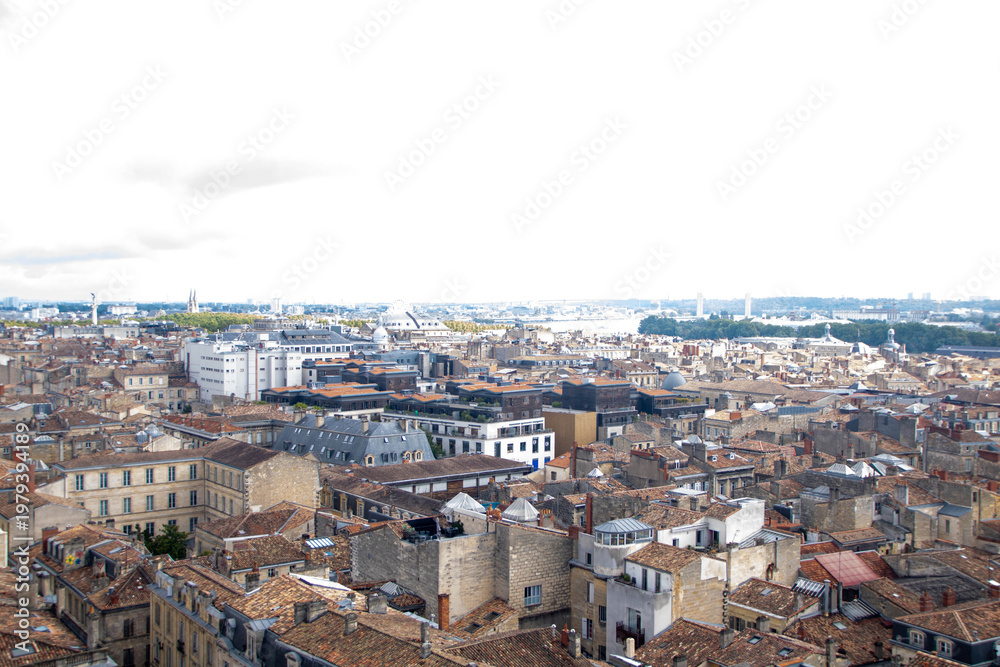 Obraz premium scenic view of Bordeaw from Pey-Berland Tower