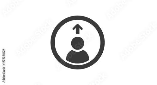 Black silhouette of a person icon.