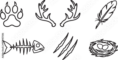 Single continuous line drawing of cat and dog love each other. one line Art icon drawing vector