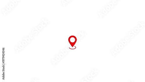 Map pointer icon set with pin symbols for navigation and location markers. Pin symbol Indicates the location of the GPS map.