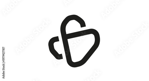 Black Padlock Icon Symbol Security.