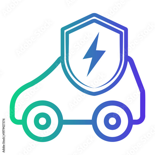 energy Line Gradient Icon