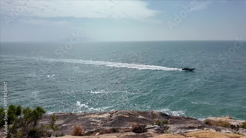 長州島のハイキングコースから眺める南シナ海