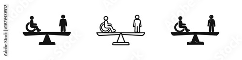 Equality and Accessibility Concept Icon