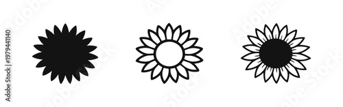 Sunflower or Daisy Bloom Icon