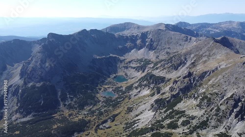 Autumn Drone Footage of Rila Mountains in Bulgaria