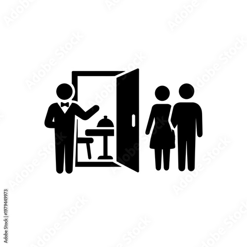Restaurant Door Service Icon