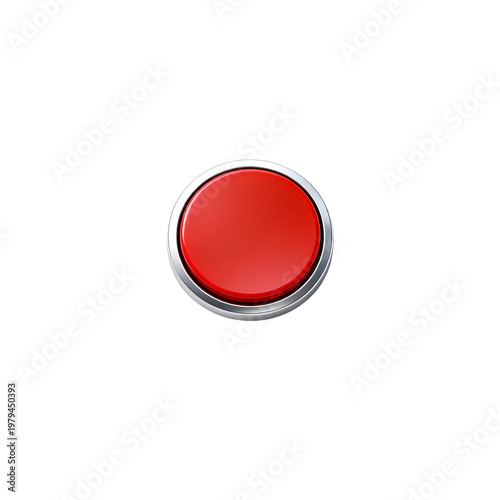 Red Round Button with Metallic Border Free Download Red Round Button with Metallic Border - GFXLoad