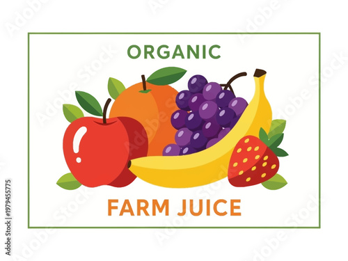 Organic Farm Juice - Fresh Fruit and Leafy Greens Blend for a Healthy Lifestyle