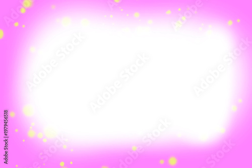 キラキラ光るピンクの幻想的なフレーム