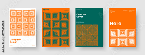 Modern Report Layout. Abstract Poster Template. Isolated Business Presentation Design. Banner. Brochure. Book Cover. Background. Flyer. Journal. Brand Identity. Portfolio. Newsletter. Pamphlet