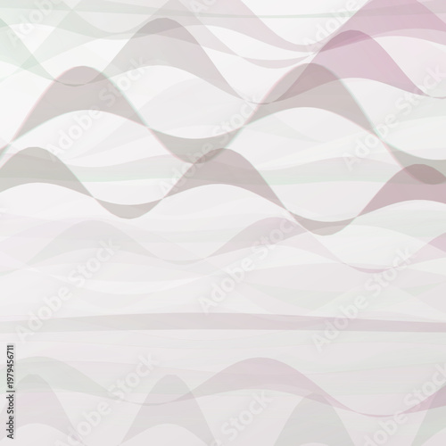 Wave Bands abstract background with gradient, rhythm, and smooth elements; sparse composition, cool palette, experimental mood.