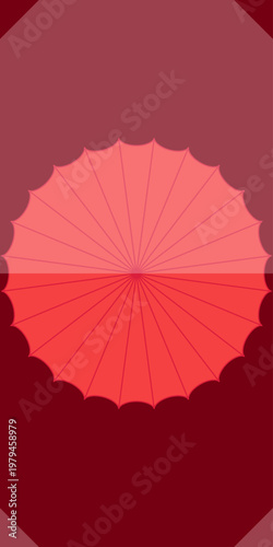 직사각 사각 우산 모던 배경