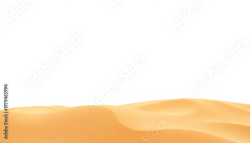 sand  islated on white 