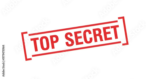 A bold top secret label indicating highly classified information.