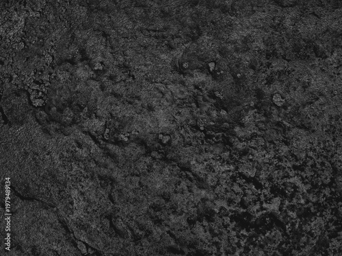 Black Background Texture Solidified Lava