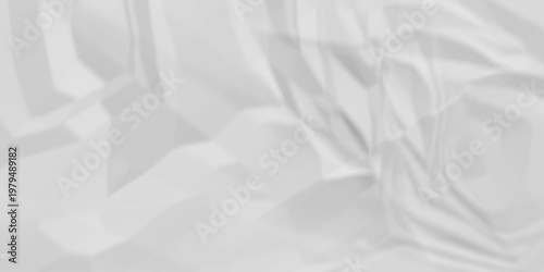White fabric background. white crumpled paper background texture pattern overlay. wrinkled high resolution arts craft and Seamless white crumpled paper.