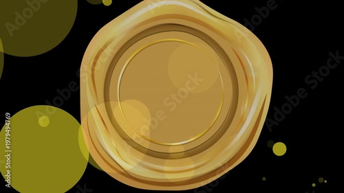 Animation of stamp over moving spots