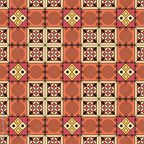 Seamless geometric pattern for decoration