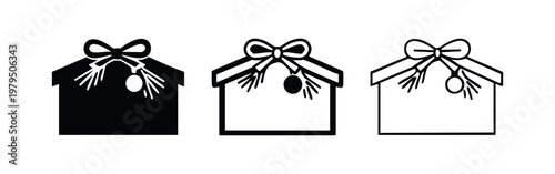 Set of Japanese Ema Wooden Plaque Icons for New Year and Shinto Shrines