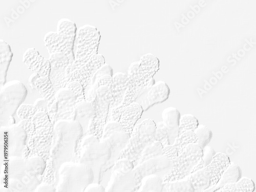 embossed image of coral