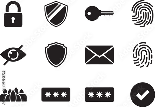 Black and white  security