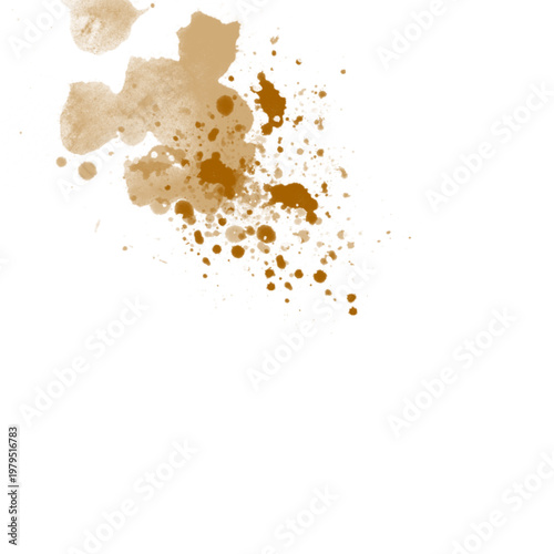 Coffee Stains Illustration 
