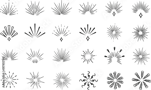 Vintage black and white floral element set featuring seamless nature patterns and snowflake icons for elegant winter wallpaper design