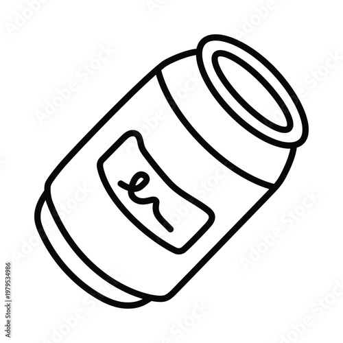 Soft Drink doodle icon eps 10 file