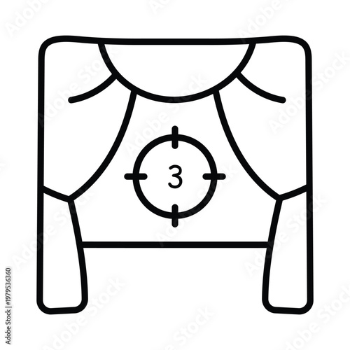 Cinema doodle icon eps 10 file