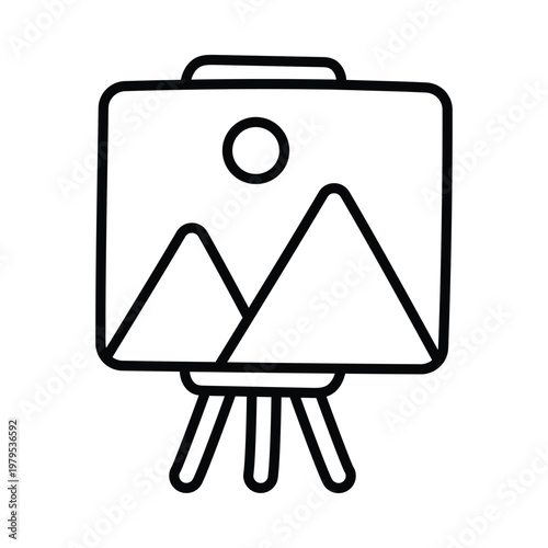 Painting  doodle icon eps 10 file