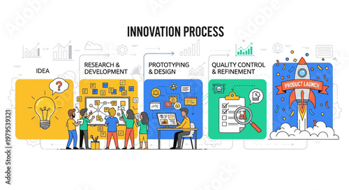 Innovation Process Stages: Idea to Launch - Business Concepts