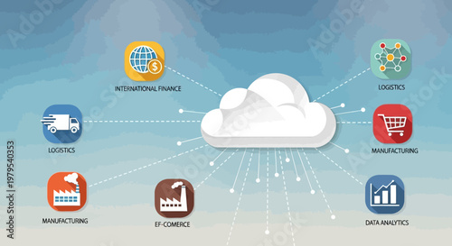 Cloud Computing Internet of Things IoT Technology Business Network