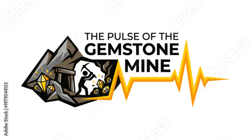 The Pulse of the Gemstone Mine Logo
