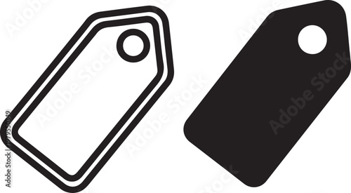 Price Tag Vector Icons Set for E-commerce and Shopping