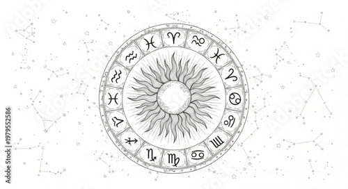 Intricate Circle Design Element.