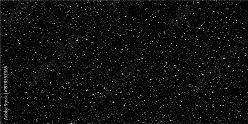 A stunning panorama of the night sky, showcasing countless stars like scattered diamonds on a canvas of endless black, evokes a sense of awe and wonder.