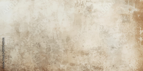 A blank antique parchment with a stained brown grunge texture provides a worn vintage paper background for retro design projects
