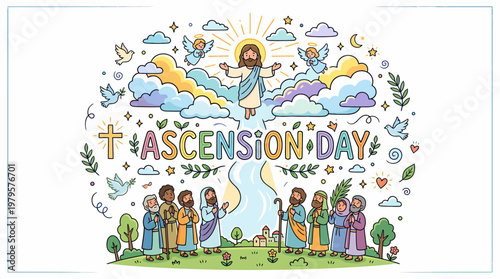 Ascension Day Celebration with Jesus and Disciples