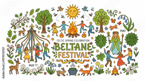 Beltane Festival Celebration: Spring, May Day, Pagan, Celtic
