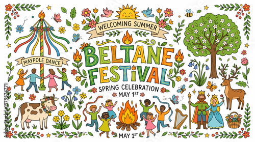 Beltane Festival Celebration - May Day Spring Dance